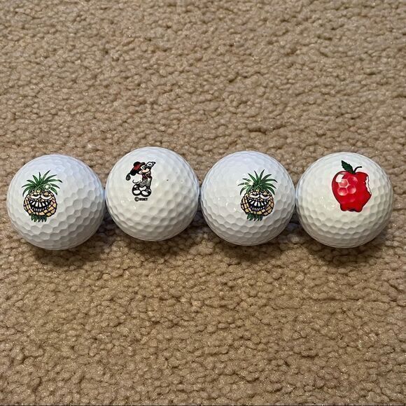 4/$25 Set‎ of 4 Logo Golf Balls - Picture 1 of 4